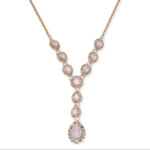 NEW Charter Club crystal and stone lariat necklace Christmas gift birthday 💰